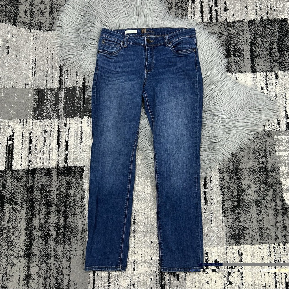 Kut From The Kloth Women's Katy Medium Wash Blue Boyfriend Jeans Size 10